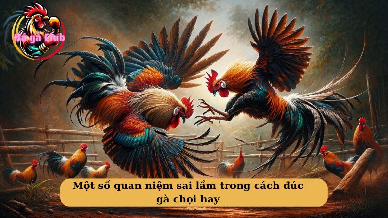 Một số quan niệm sai lầm trong cách đúc gà chọi hay