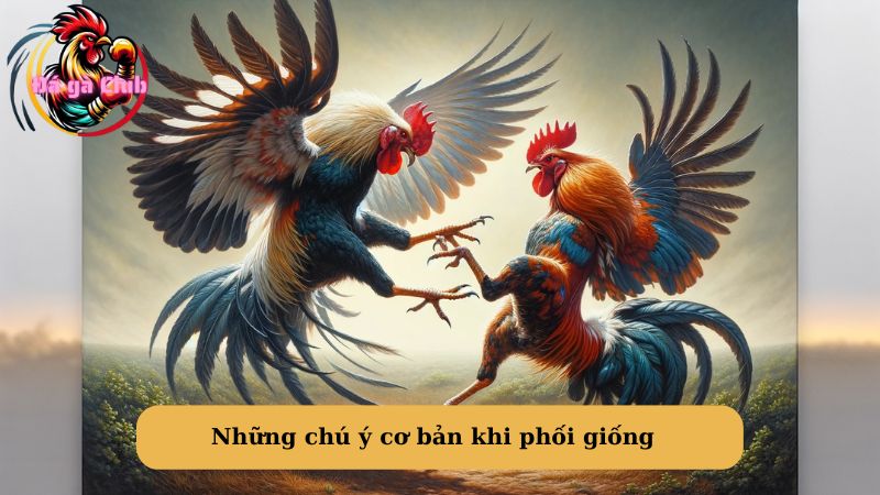 Những chú ý cơ bản khi phối giống