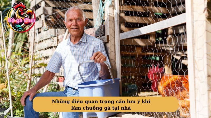 Những điều quan trọng cần lưu ý khi làm chuồng gà tại nhà