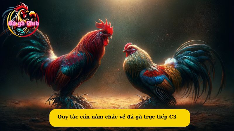 Quy tắc cần nắm chắc về đá gà trực tiếp C3