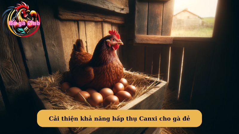 Cải thiện khả năng hấp thụ Canxi cho gà đẻ