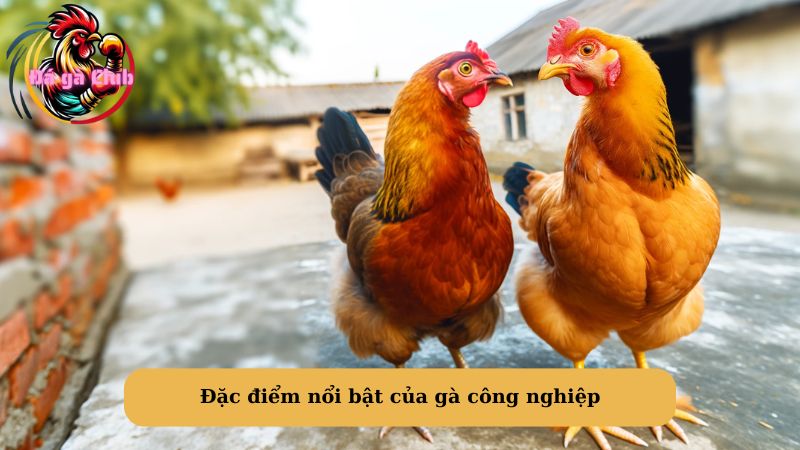 Đặc điểm nổi bật của gà công nghiệp