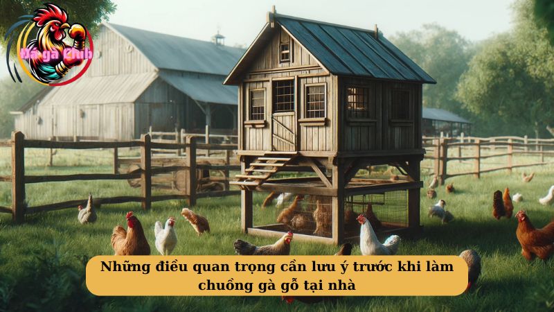 Những điều quan trọng cần lưu ý trước khi làm chuồng gà gỗ tại nhà