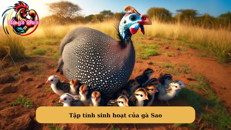 Tập tính sinh hoạt của gà Sao